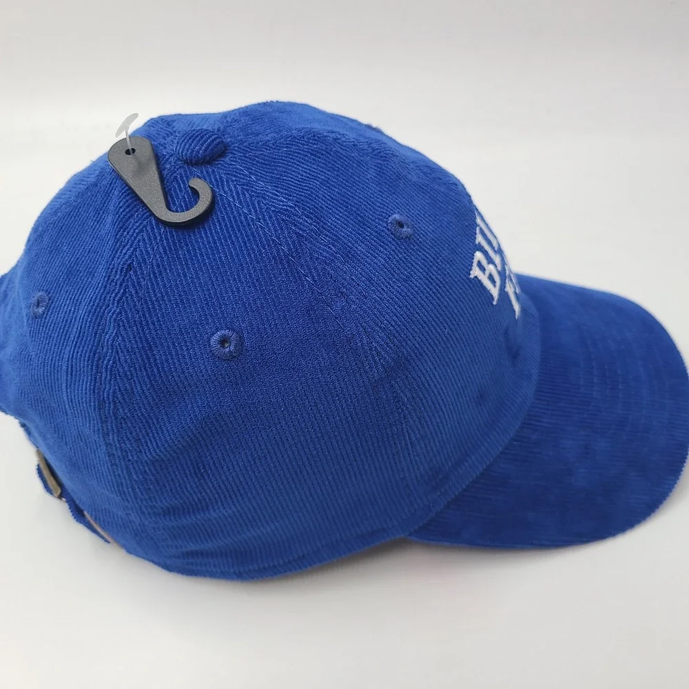 Women Buffalo Bills Hat Strapback New Era Blue White NFL Corduroy Casual Classic